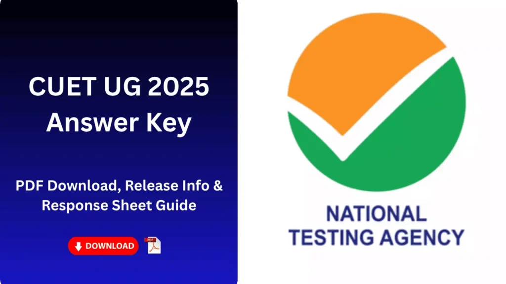 CUET UG Answer Key 2025 PDF: Download, Objection Window, Final Key & Result Date